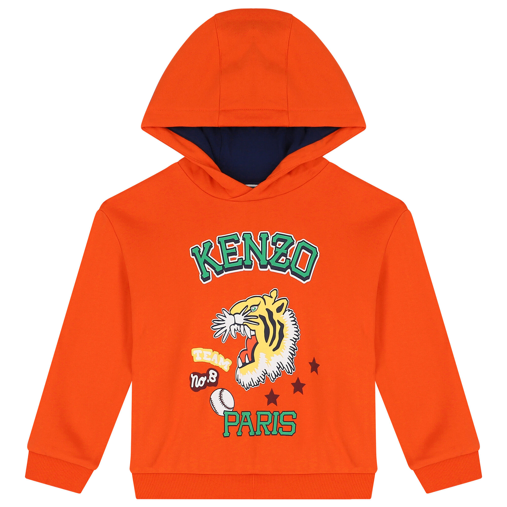 Orange kenzo hoodie on sale